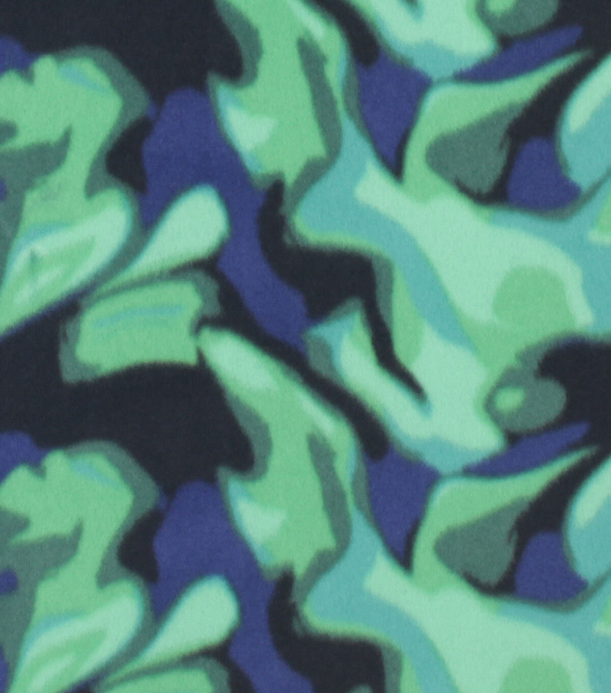 Green Dye Effect Blizzard Fleece Fabric