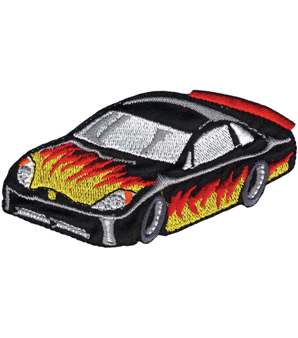 Wrights 3.5 x 2 Race Car Iron On Patch