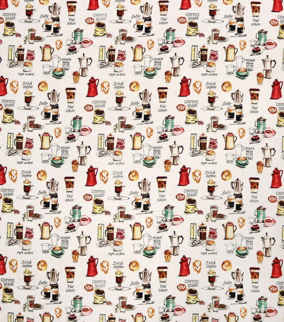 Coffee Super Snuggle Flannel Fabric