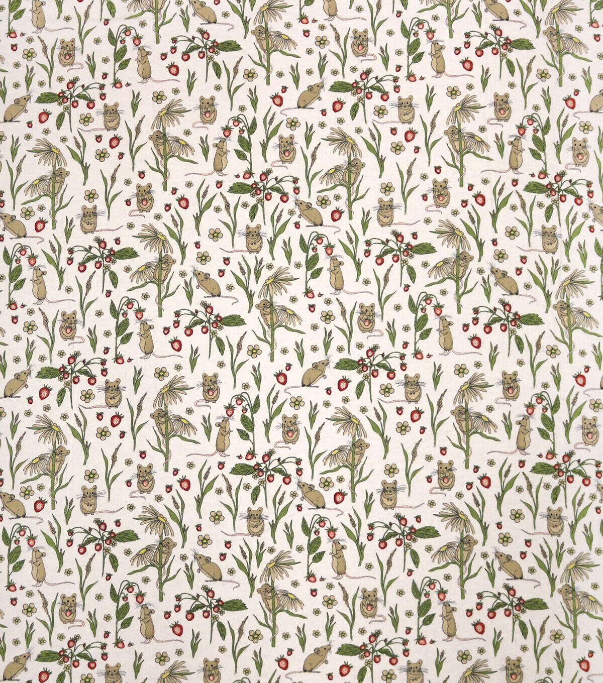 Mouse Super Snuggle Cotton Fabric