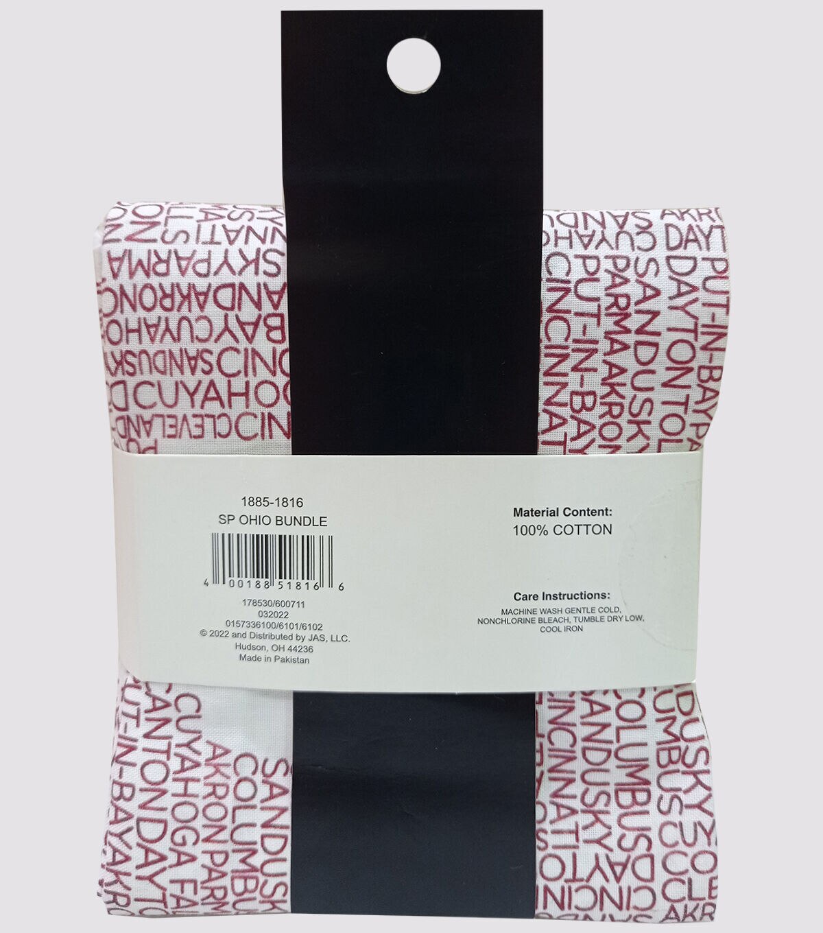 Ohio State Pride Cotton Fabric Quarter Bundle