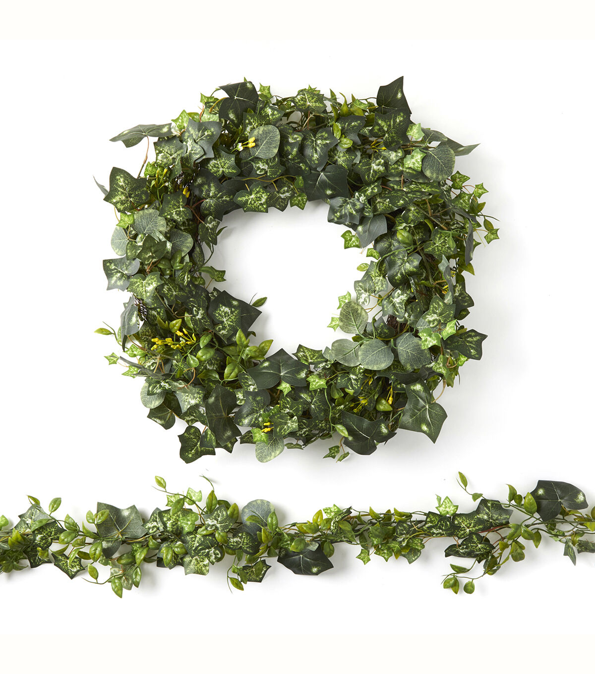 Spring Ivy & Eucalyptus Leaf Matching Wreath & Garland