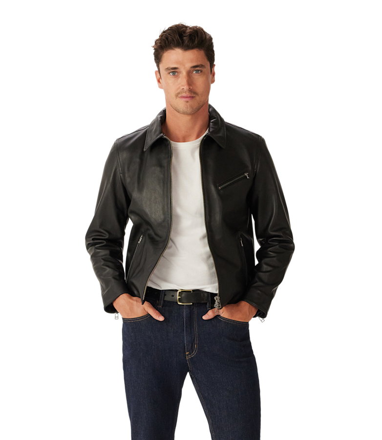 Miller leather flight jacket