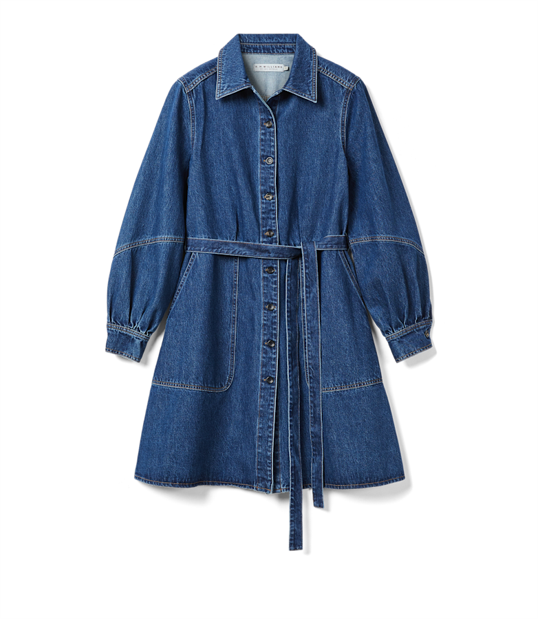 Willowtree denim midi dress