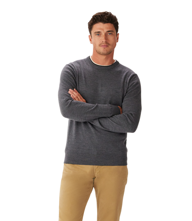 Howe crew merino knit