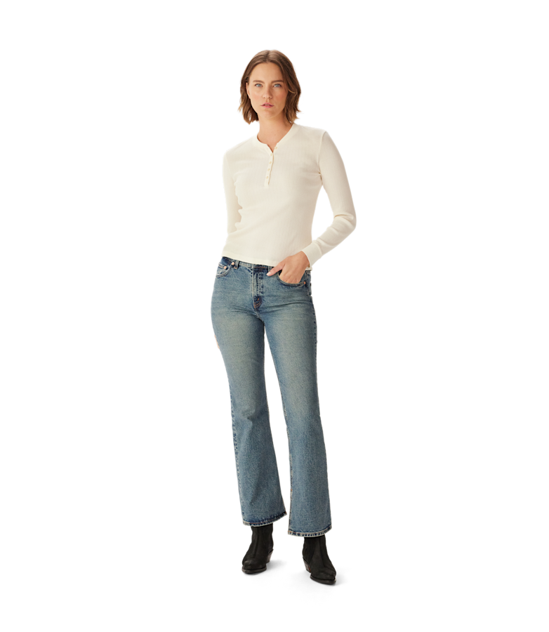 Avoca ribbed henley
