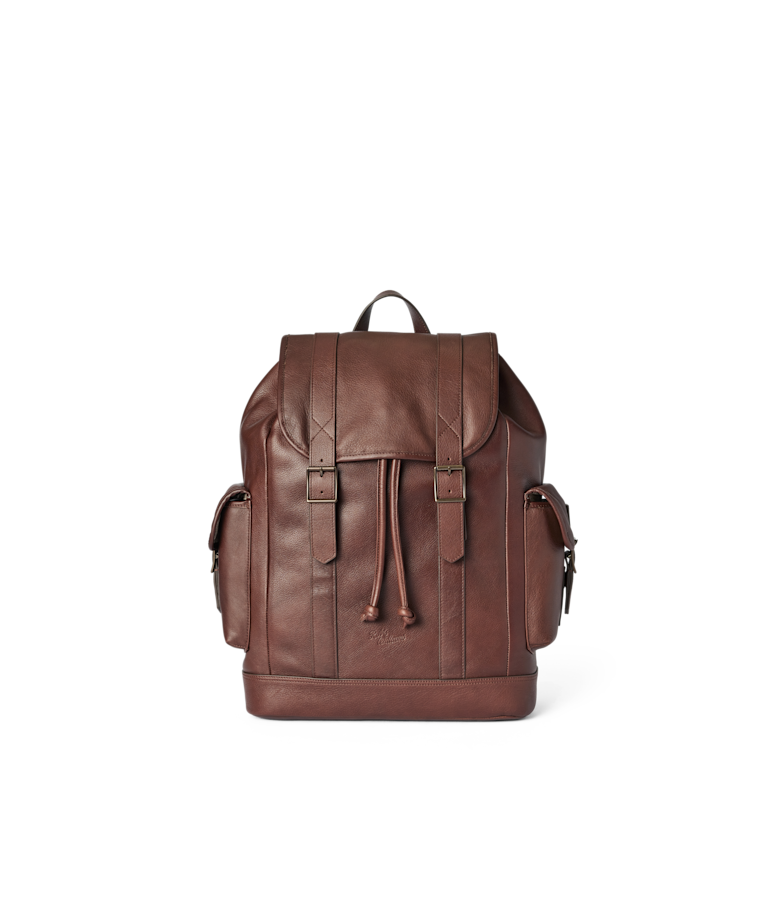 Leather Overland backpack