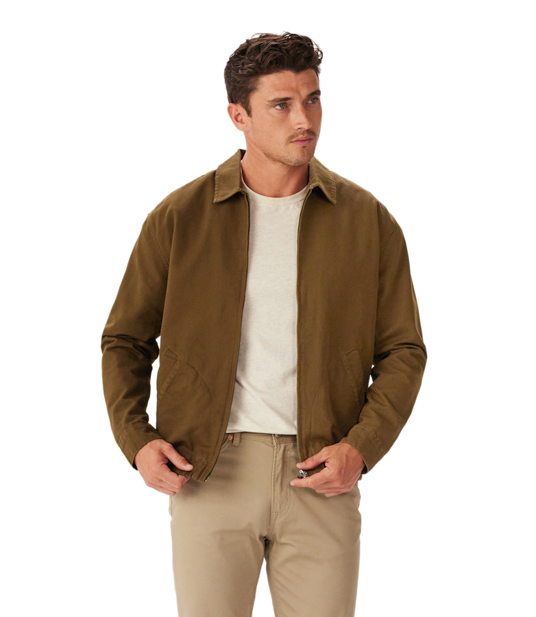 Oxley canvas harrington jacket