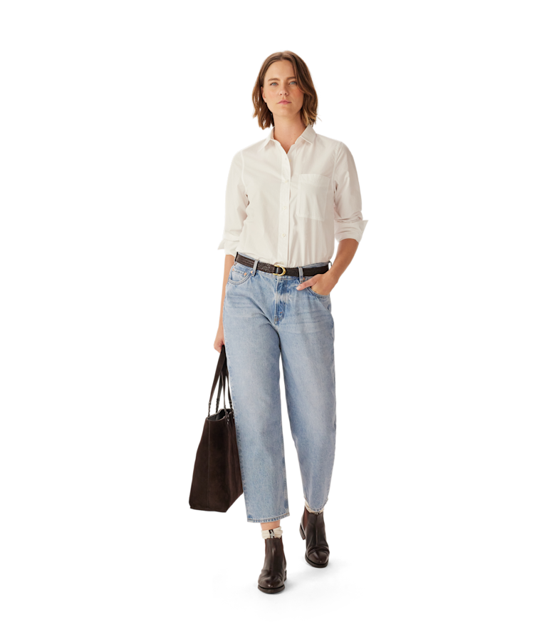 Crispin poplin shirt