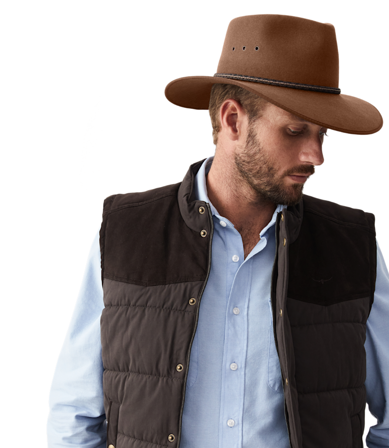 Akubra cattleman hat