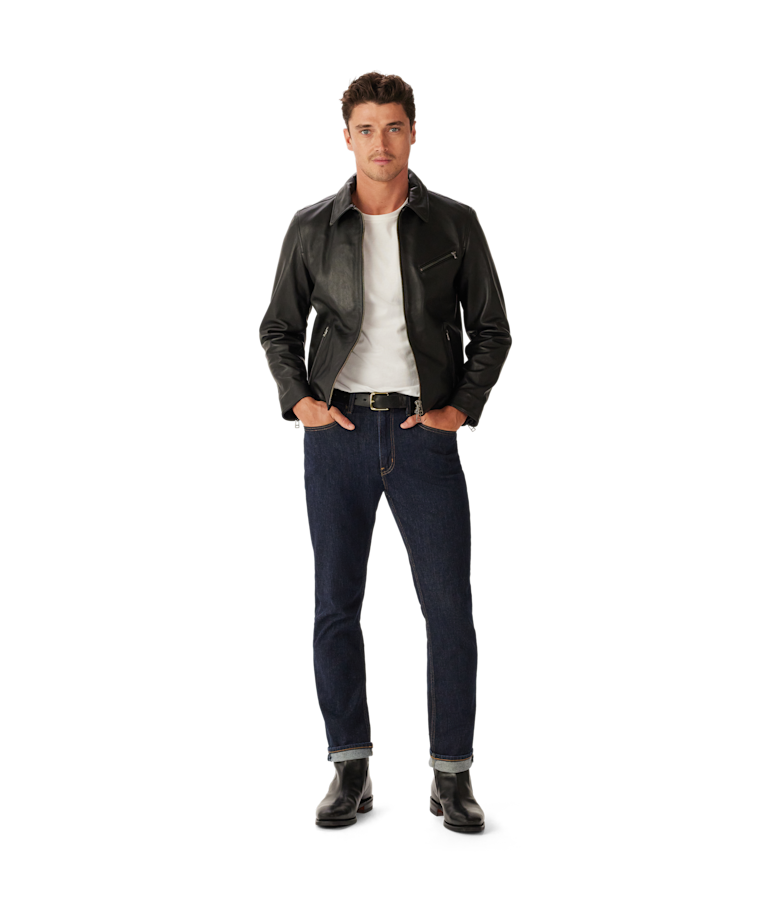 Miller leather flight jacket