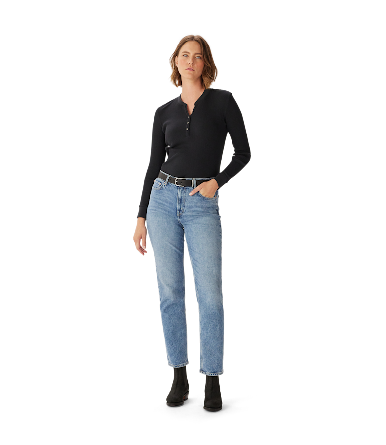 Avoca ribbed henley