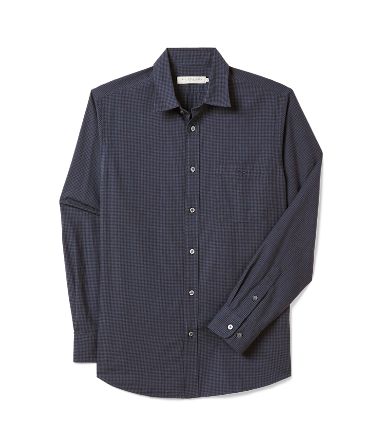 Regular twill check shirt