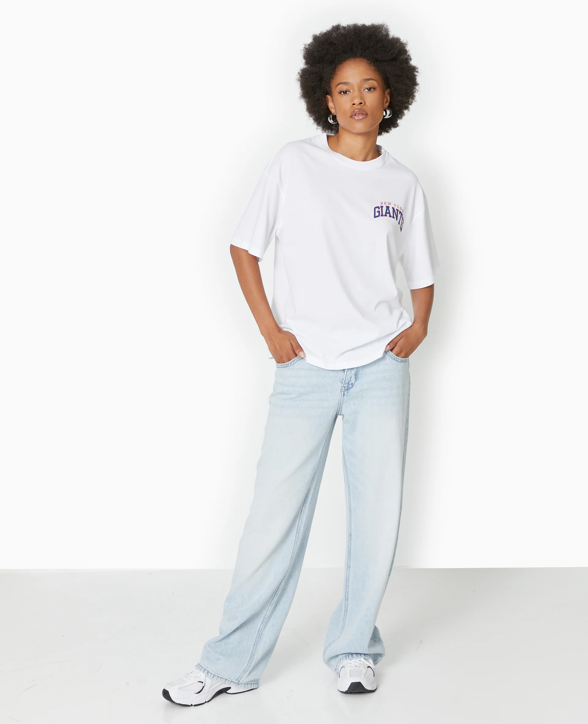 T-shirt oversize avec print devant et dos