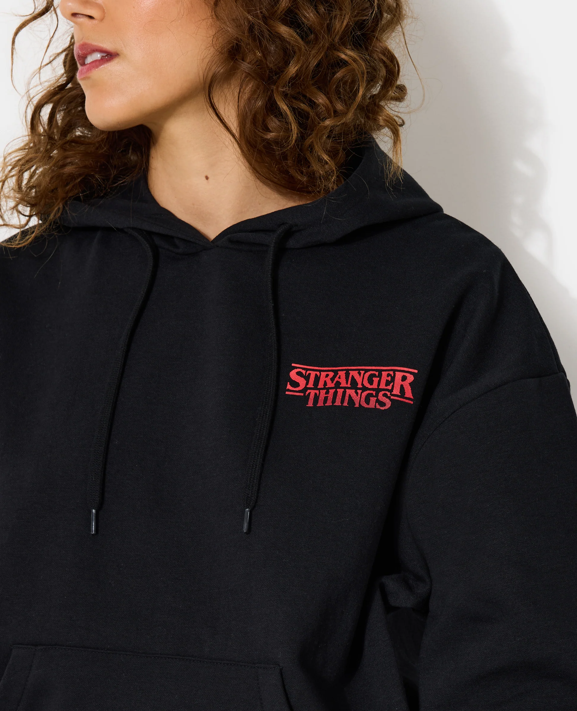 Sweat oversize STRANGER THINGS avec capuche