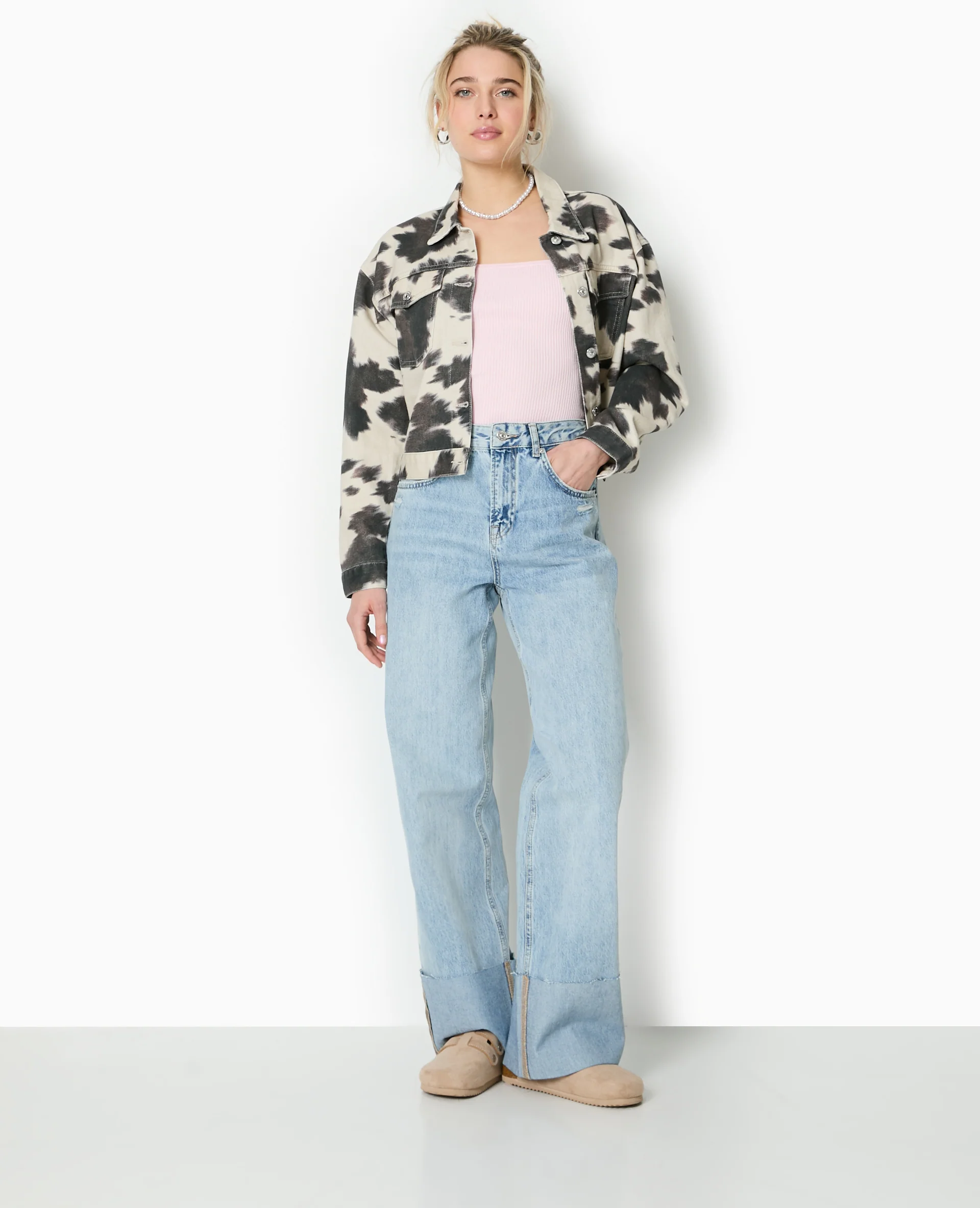 Top bustier en maille côtelée