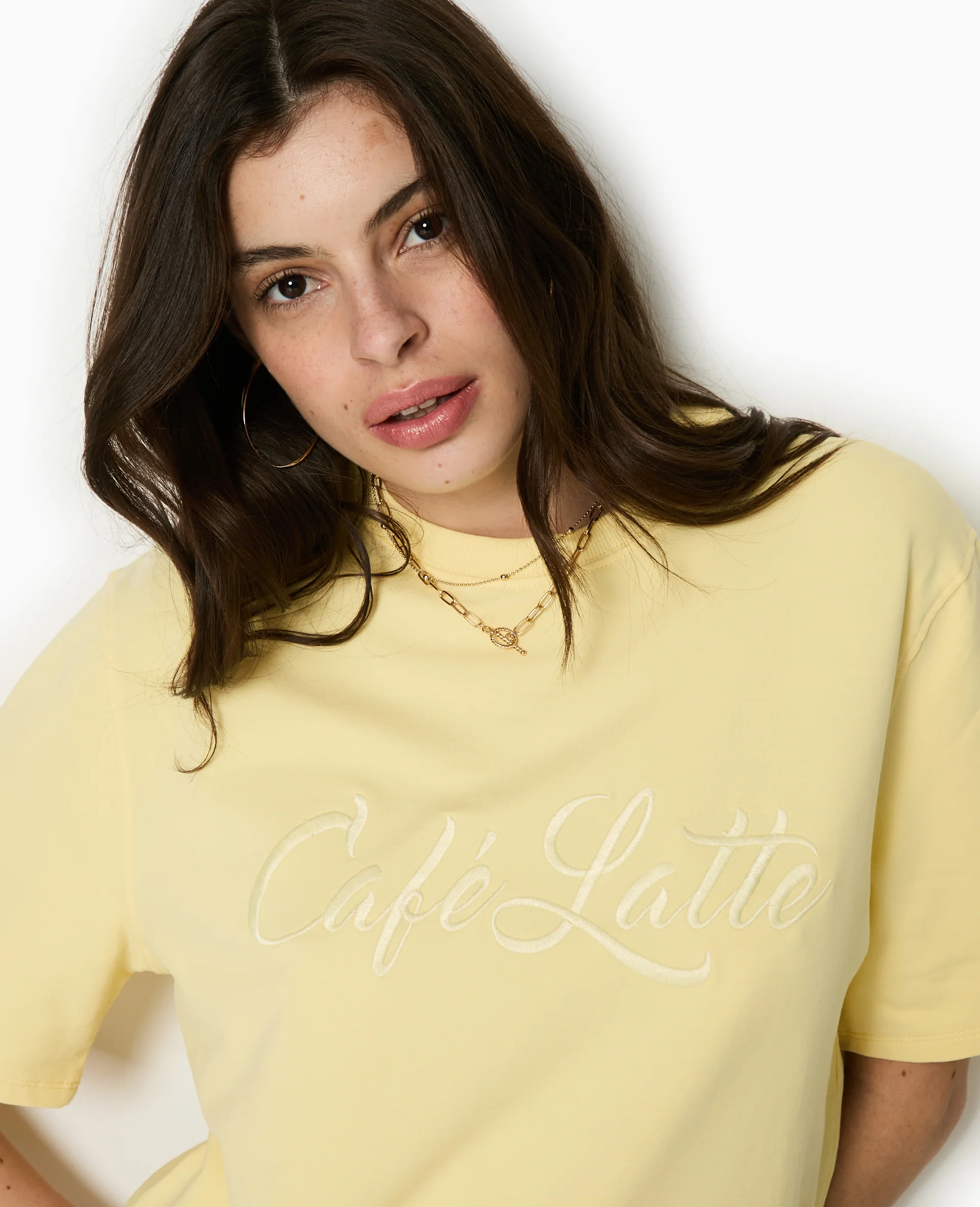 T-shirt épais avec broderie