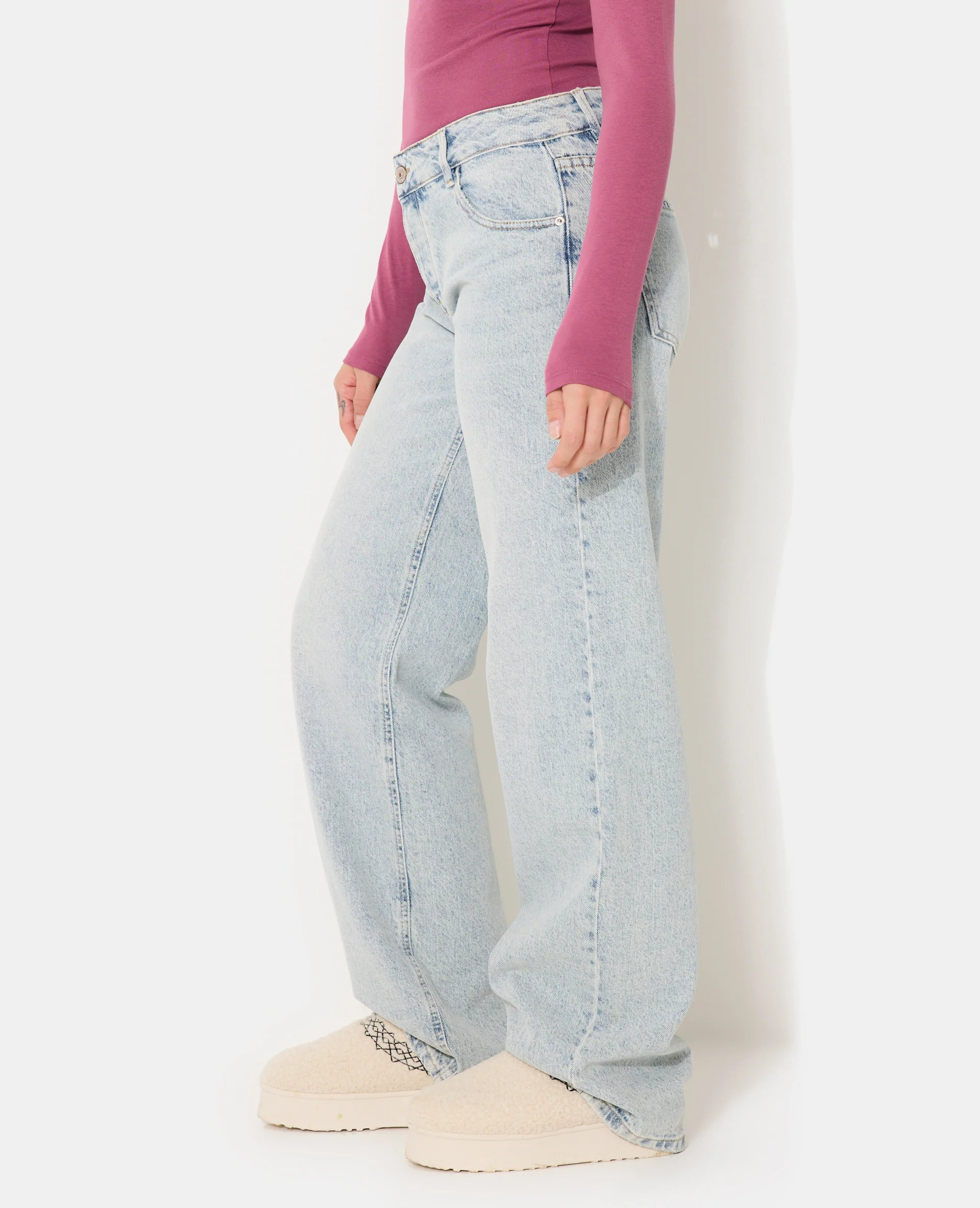 J71-3 / Jean wide taille basse