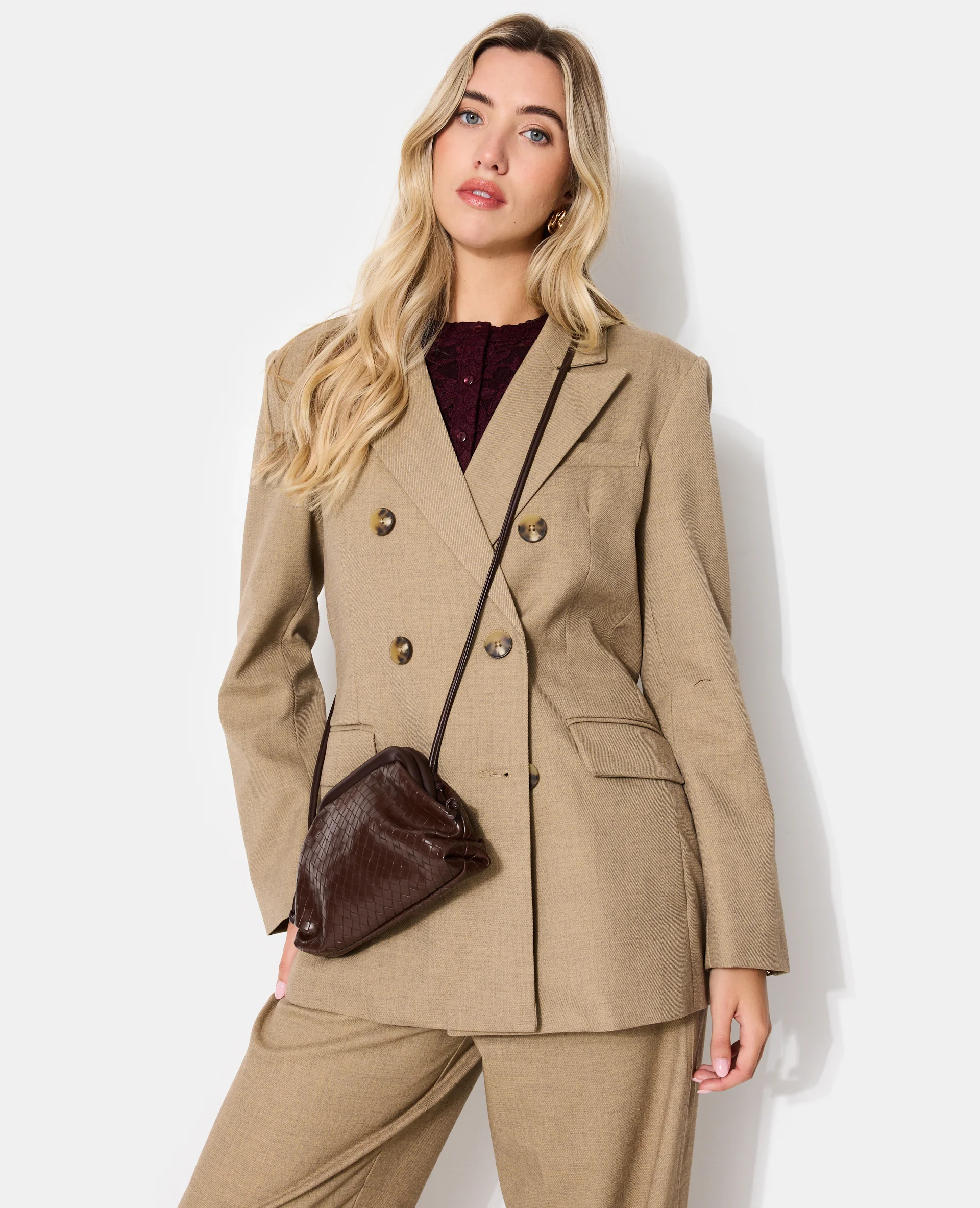 Petit sac en simili esprit tressé