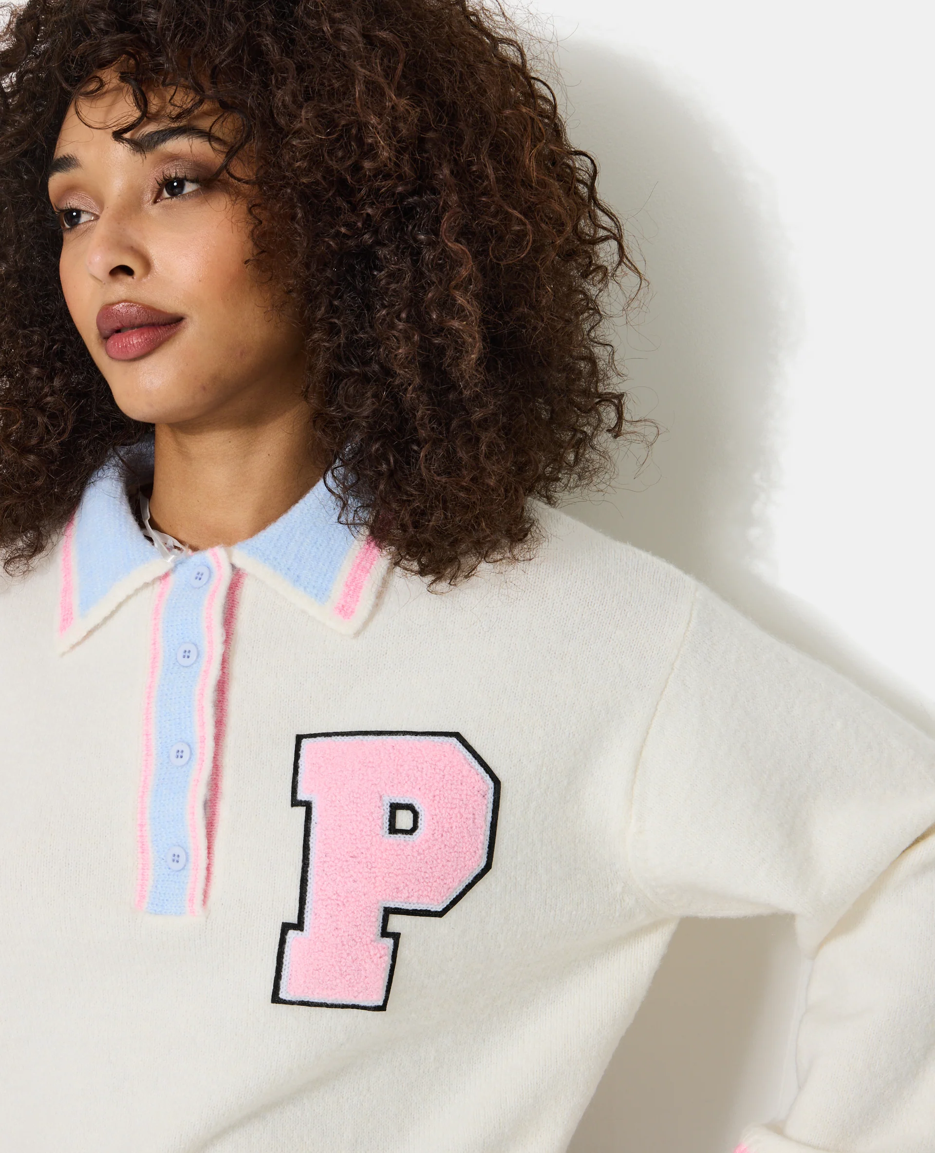 Pull col polo façon university