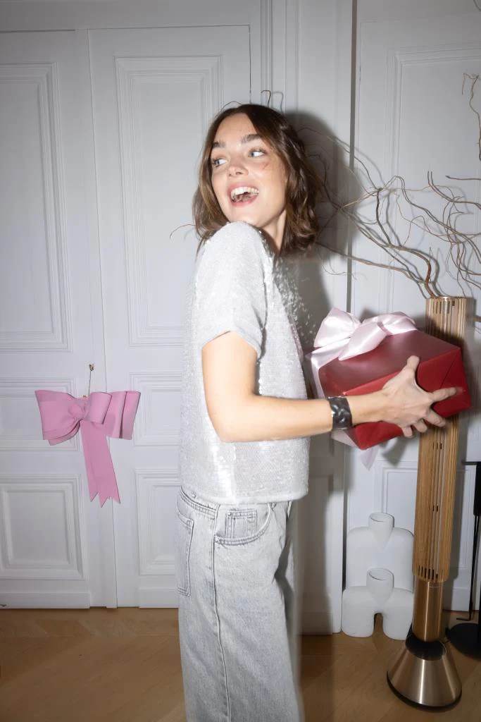 Top ample avec sequins