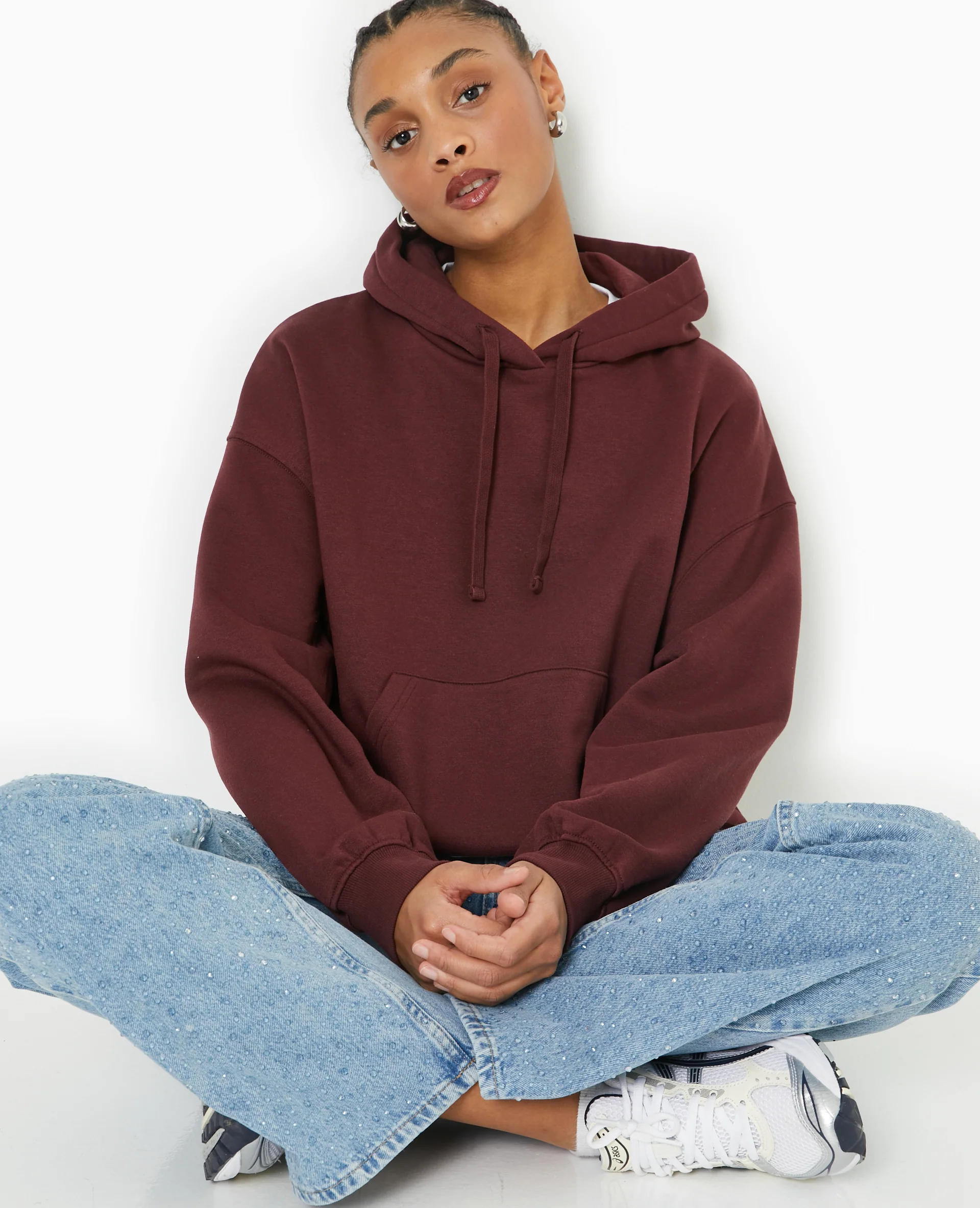 Sweat capuche avec poche devant