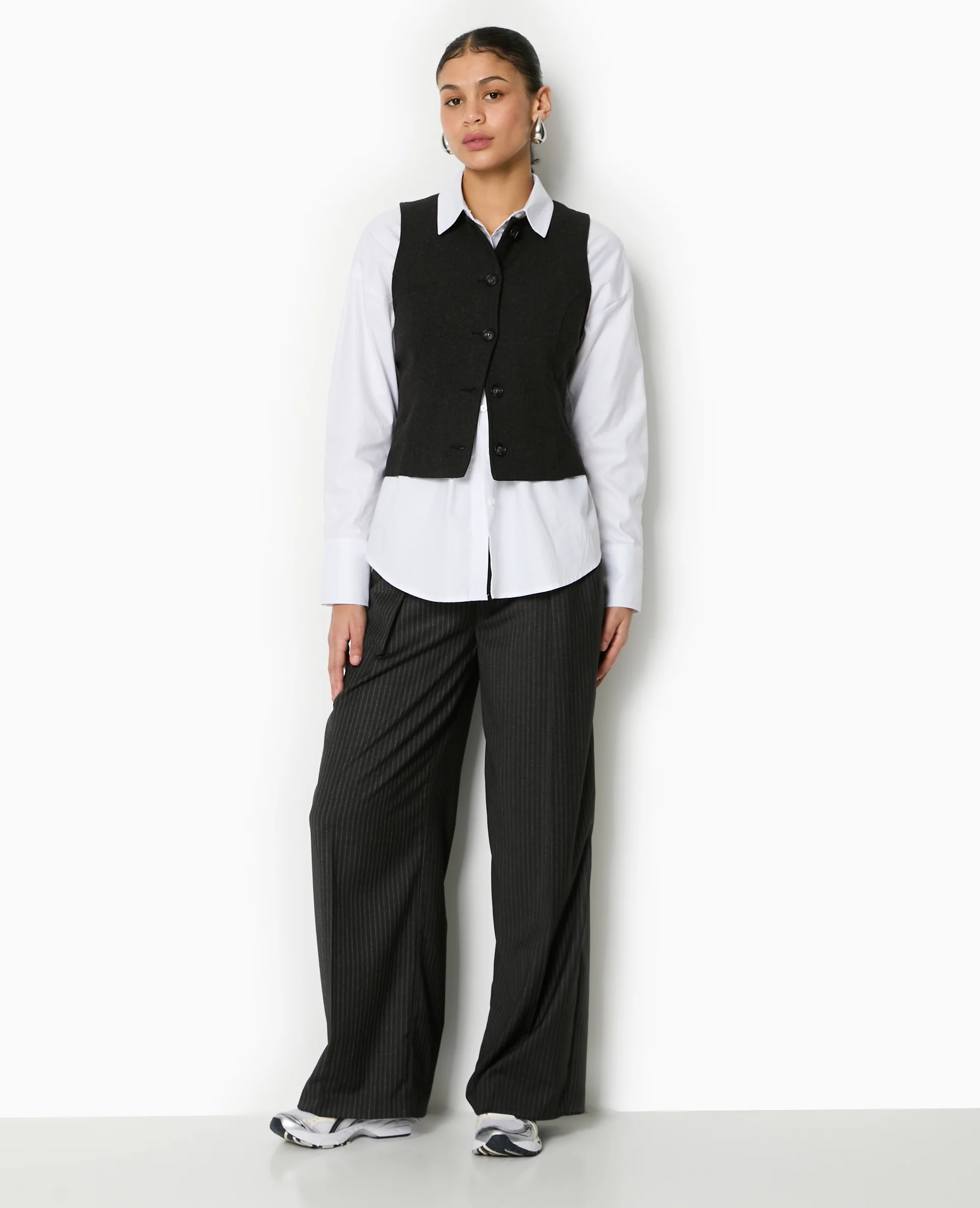 Veste sans manches façon gilet de barman