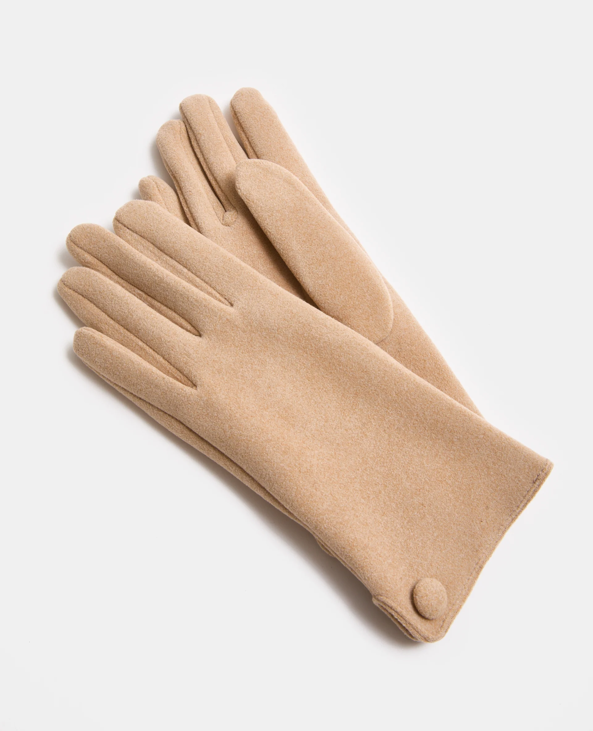 Gants effet suédine avec doublure chaude