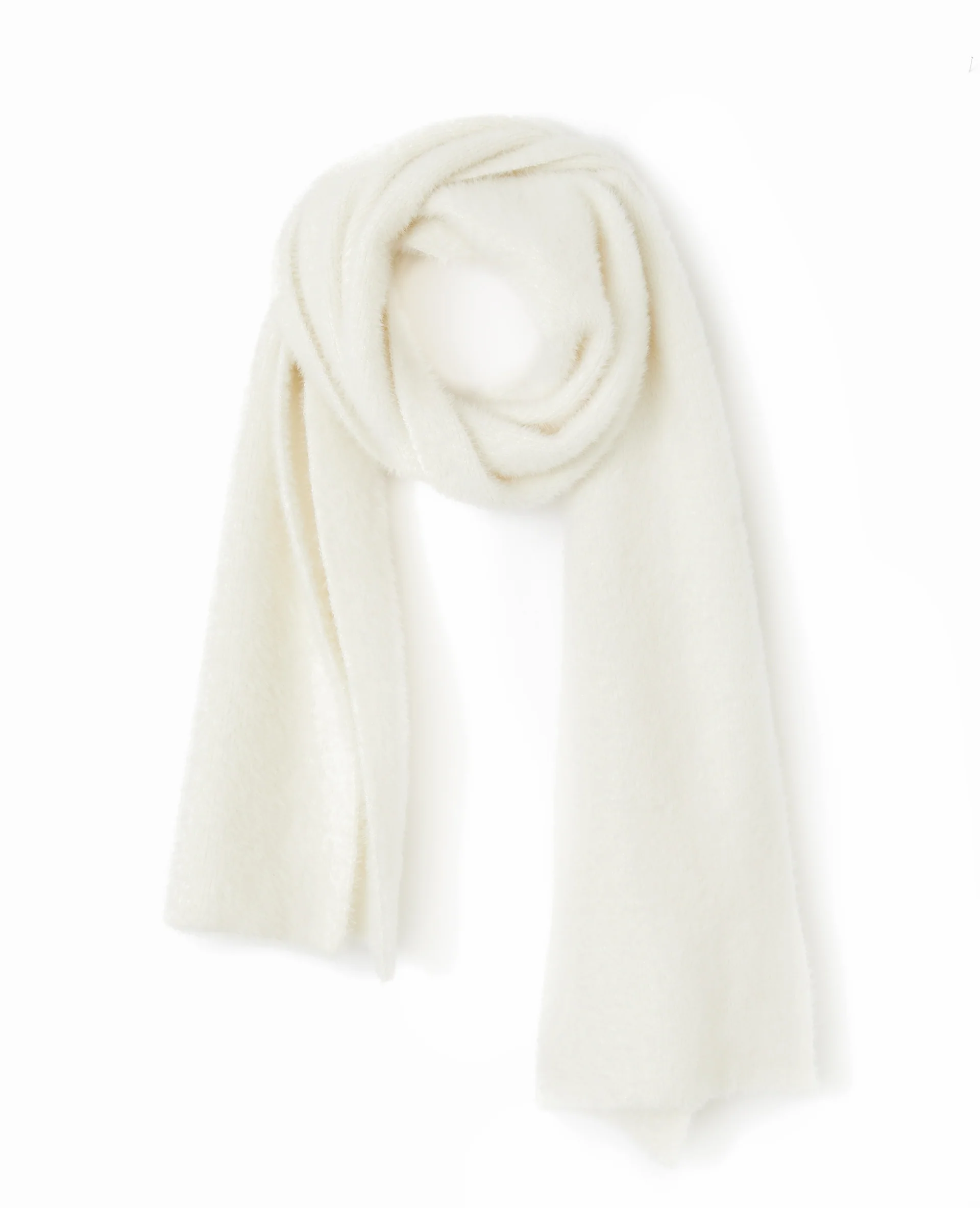 Echarpe en maille fluffy ultra douce