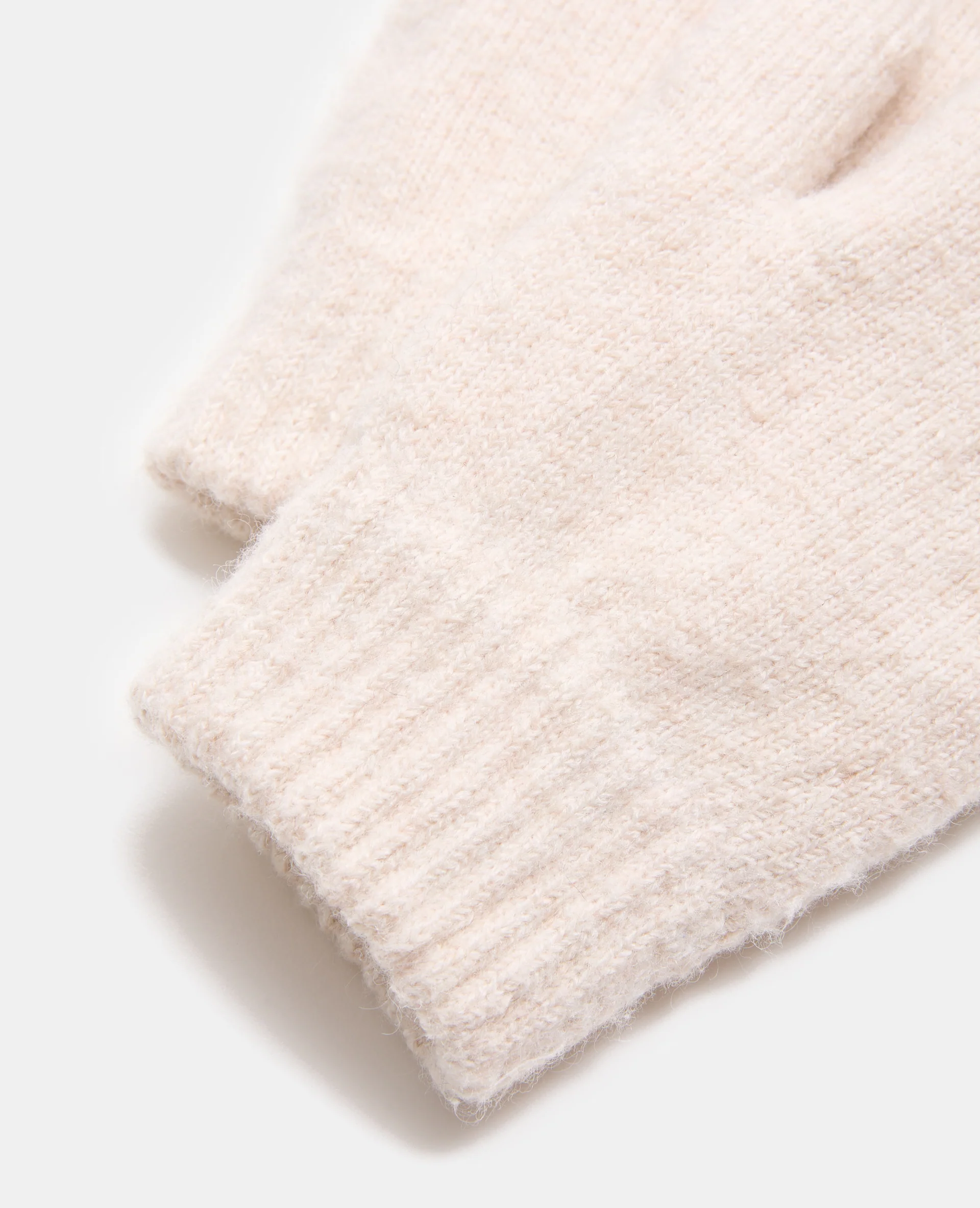 Moufles en tricot avec doublure chaude en polaire