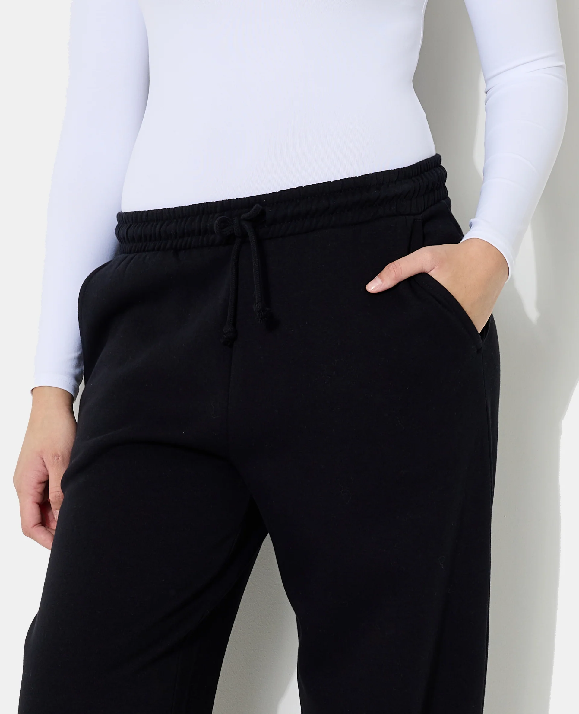 Pantalon de jogging en molleton bas élastiqués