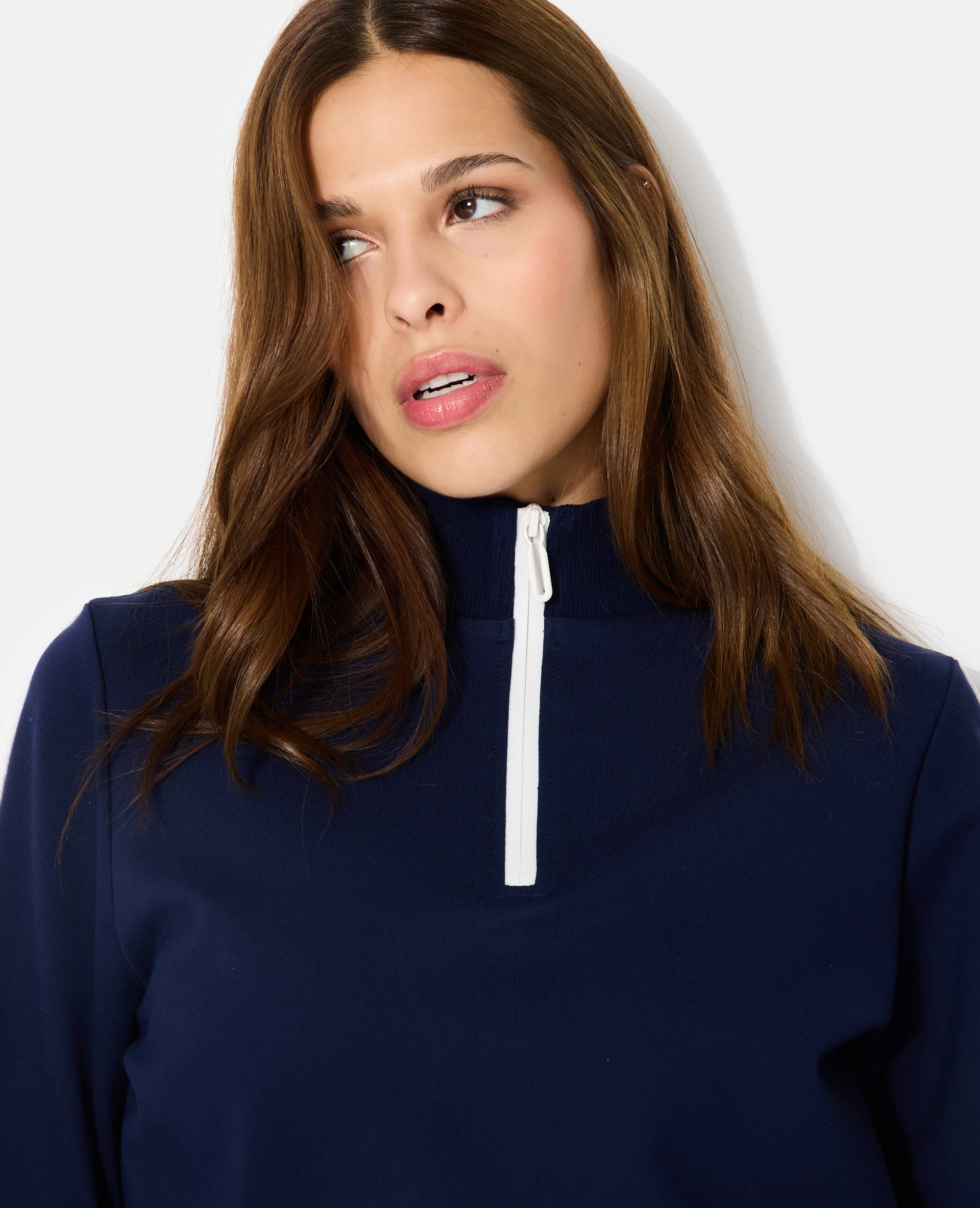 Sweat col camionneur esprit sport