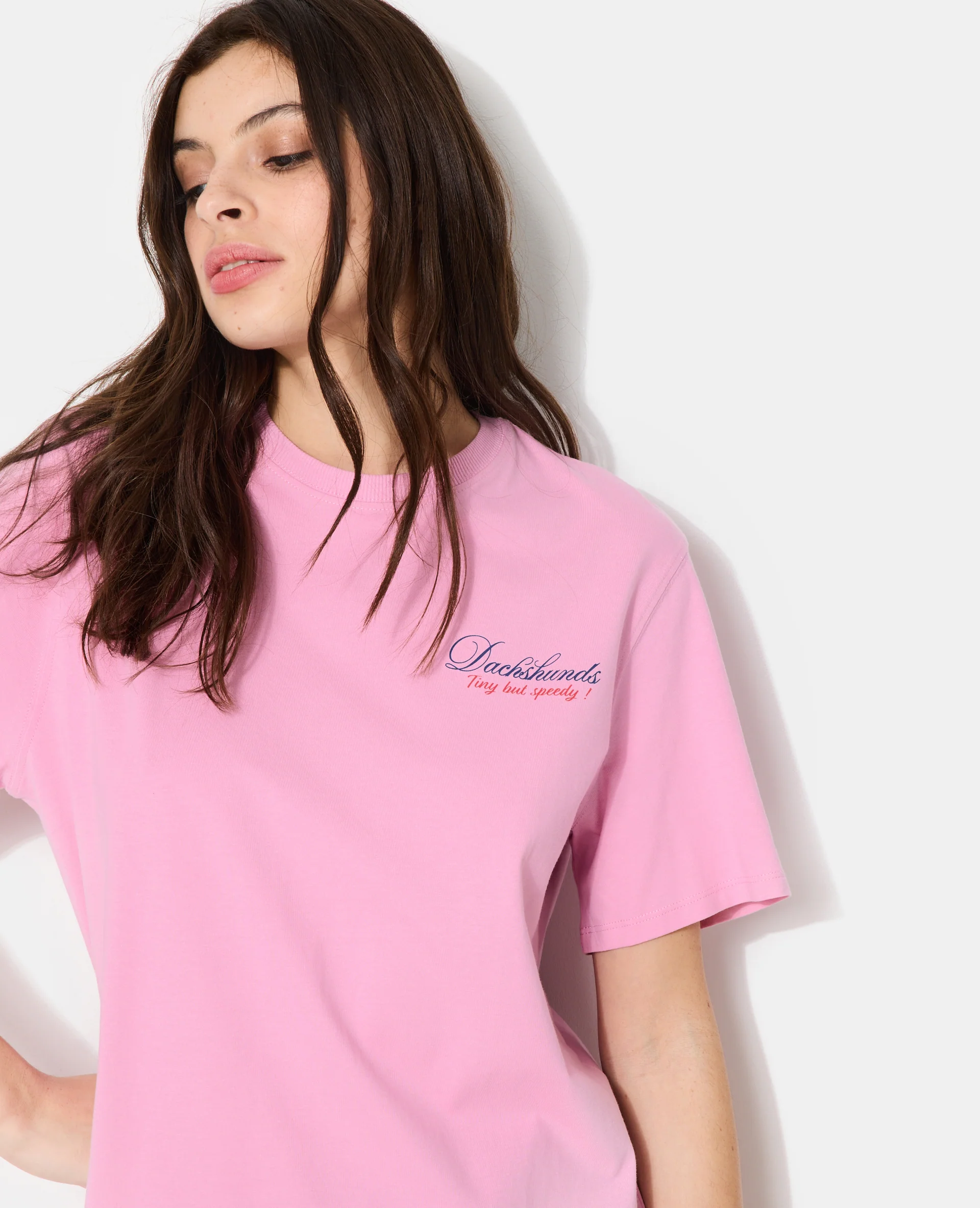 T-shirt oversize avec print devant et dos