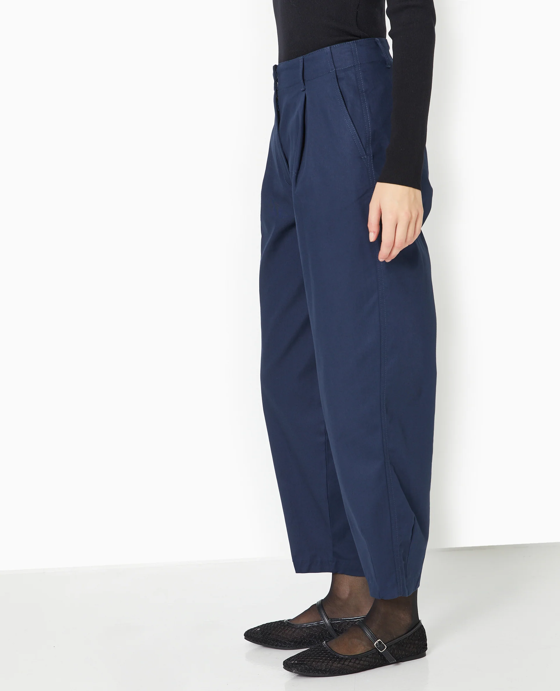 Pantalon balloon en toile