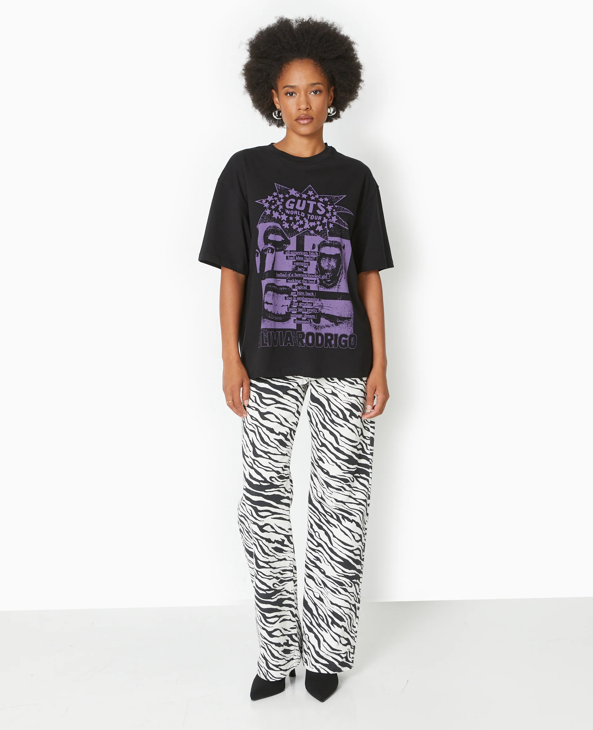 T-shirt oversize avec print OLIVIA RODRIGO