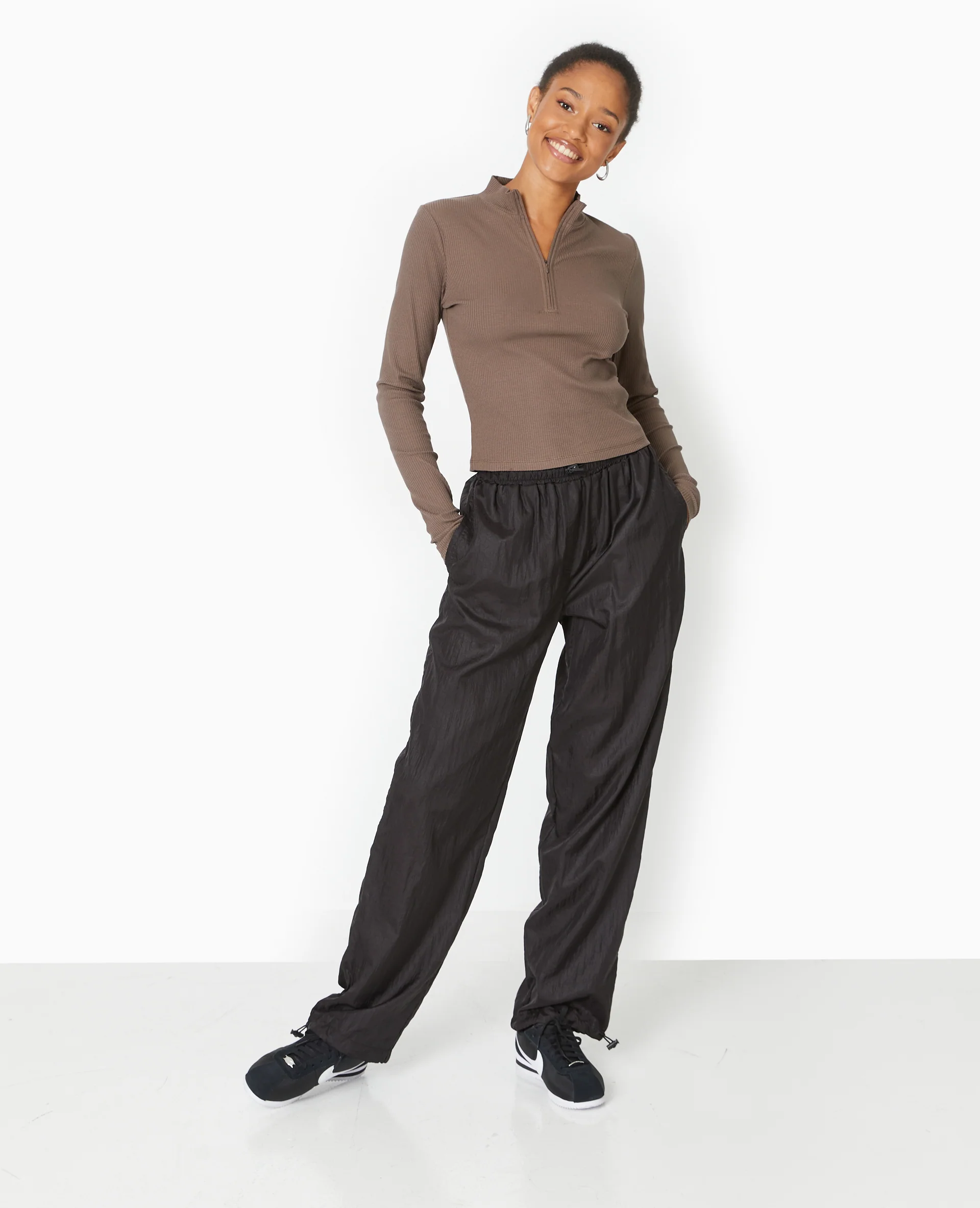 Top manches longues col camionneur