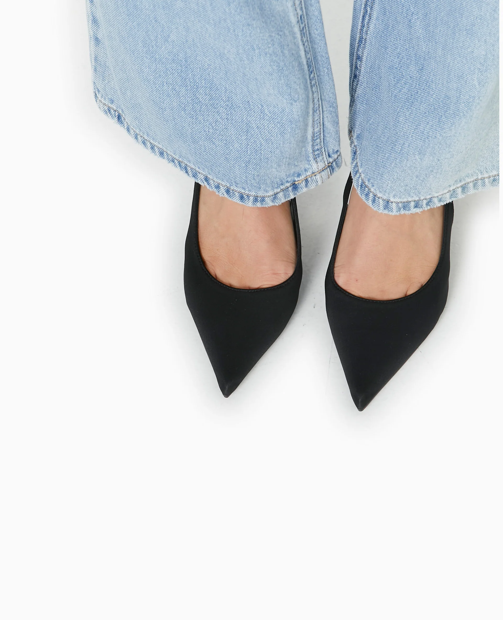 Escarpins bout pointu talon ouvert