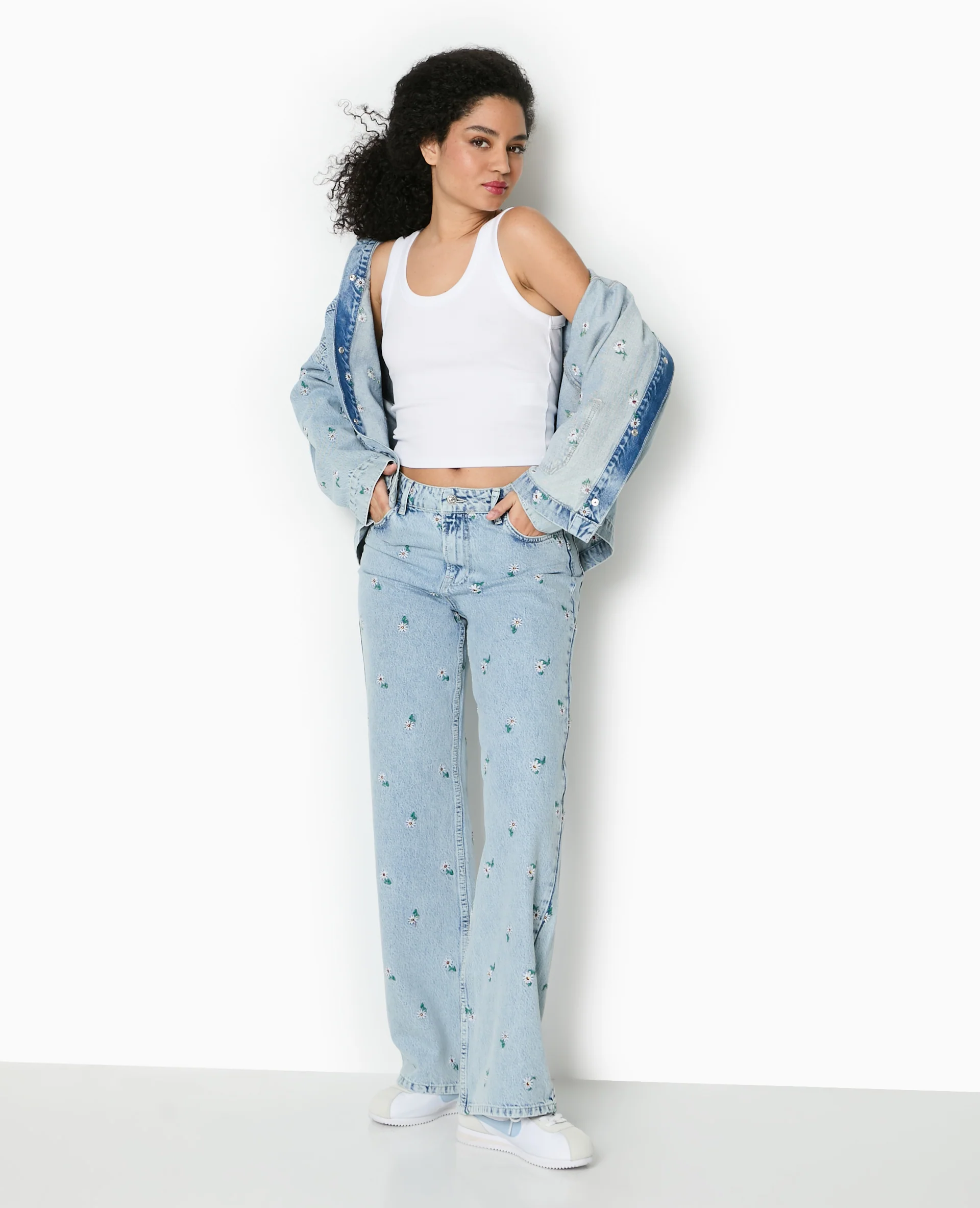 Débardeur court en maille côtelée