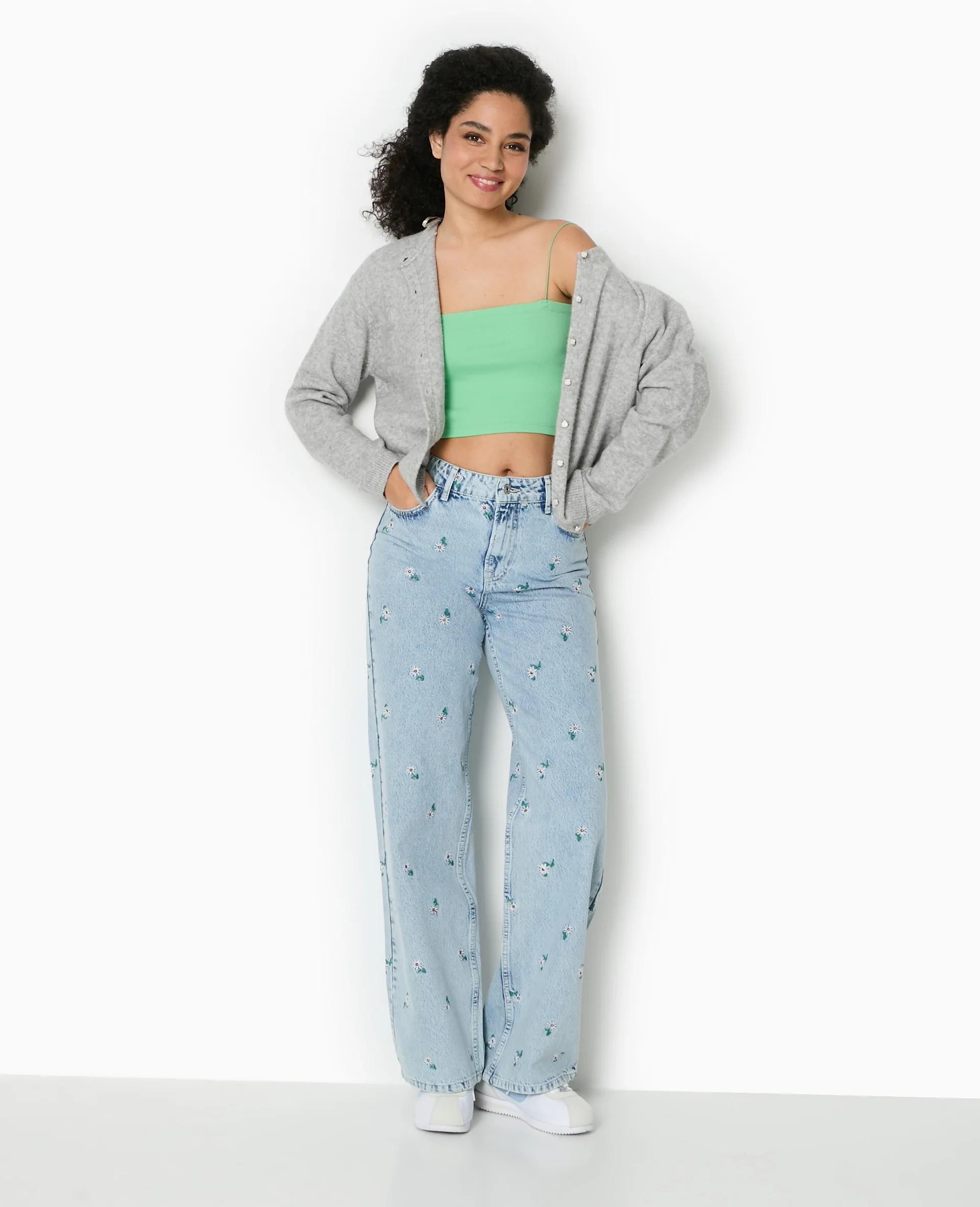 Top bandeau court avec bretelles fines