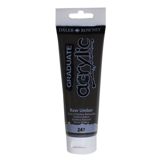 Daler-Rowney Graduate Raw Umber Acrylic Paint 120ml