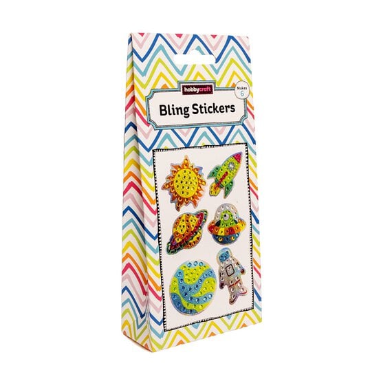 Space Bling Stickers 6 Pack