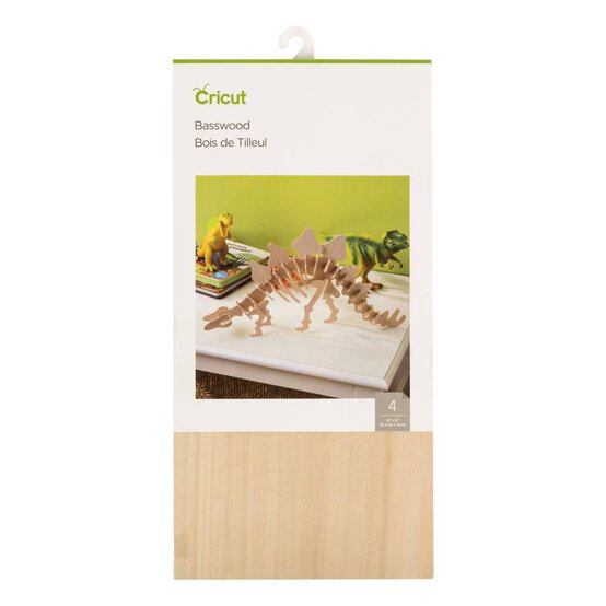 Cricut Basswood 6 x 12 Inches 4 Pack