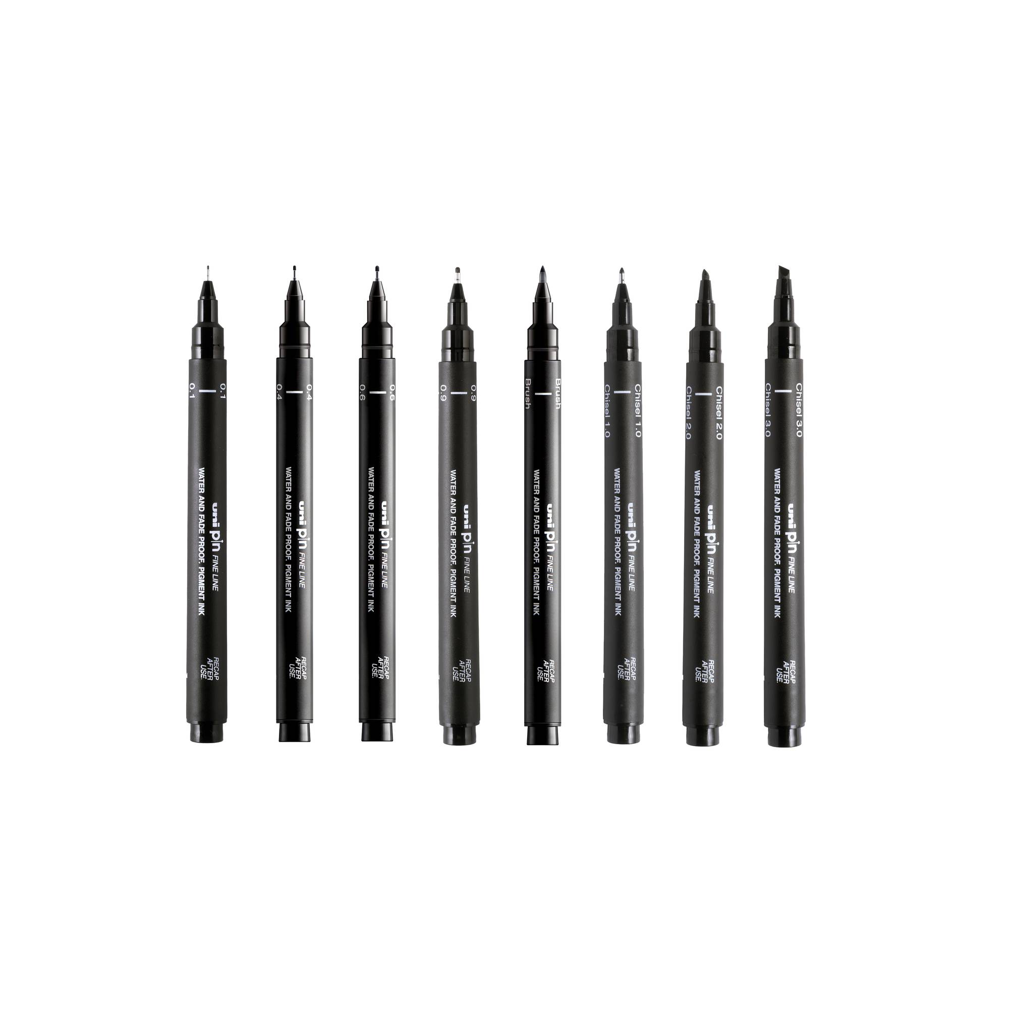 Uni-ball PIN Calligraphy Collection Hand Lettering 8 Pack