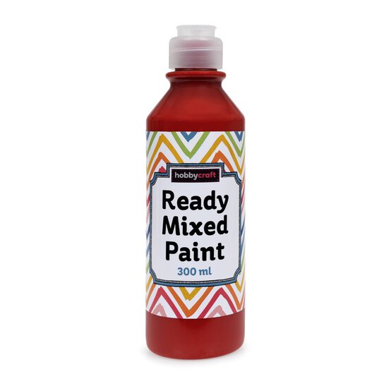 Red Ready Mixed Paint 300ml