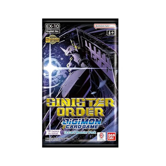 Digimon Card Game Sinister Order EX-10 Booster Pack
