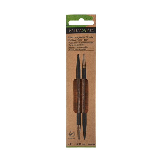 Milward 5mm Circular Interchangeable Knitting Needles
