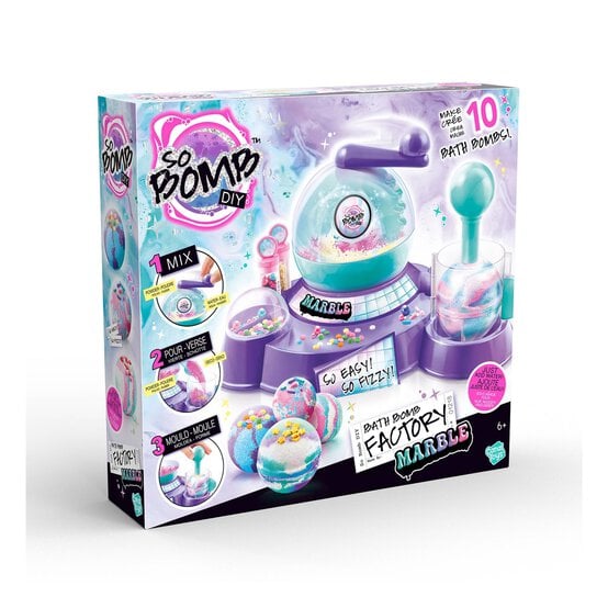 So Bomb DIY Marble Bath Bomb Factory