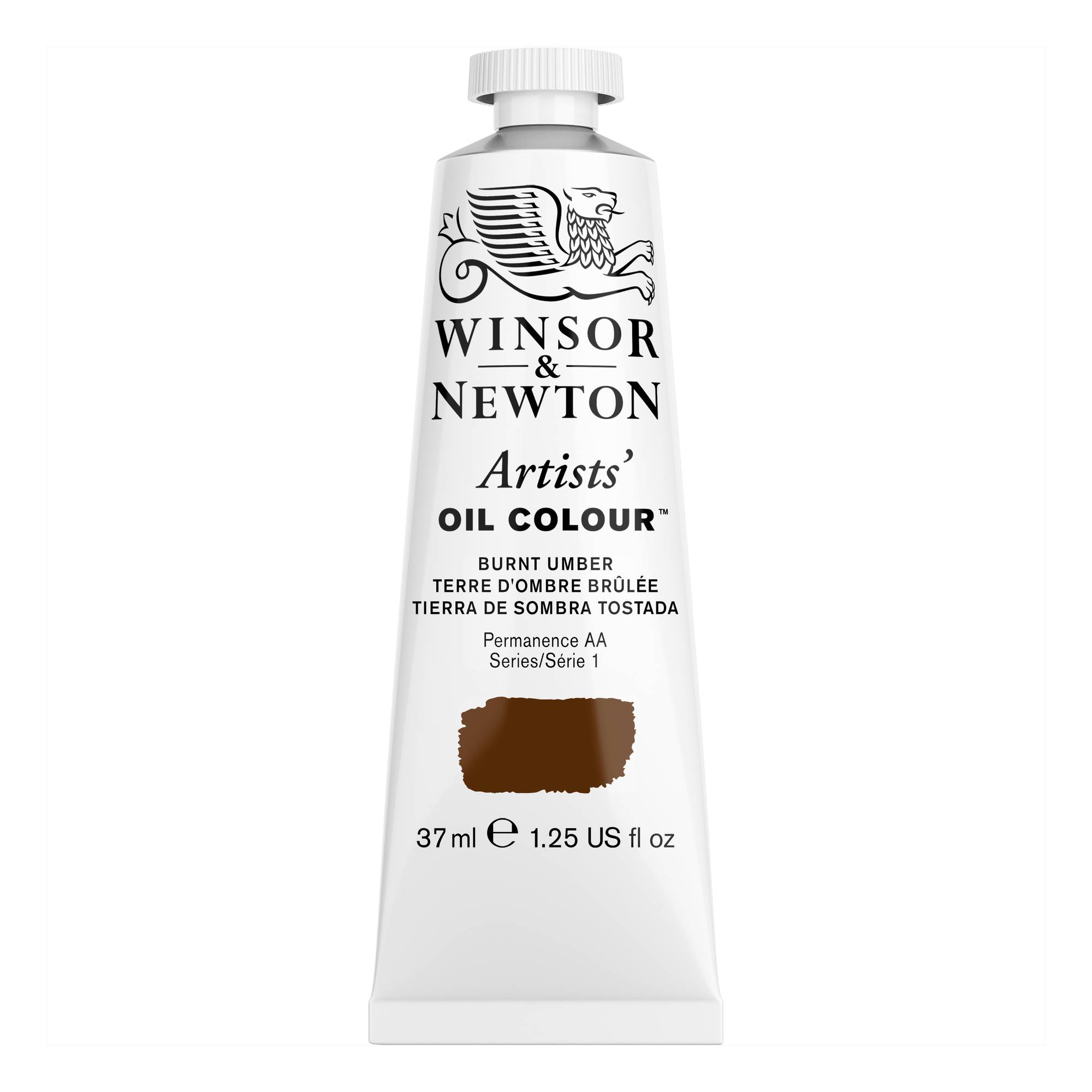 Winsor and Newton Artists Oil Colour Burnt Umber 37ml
