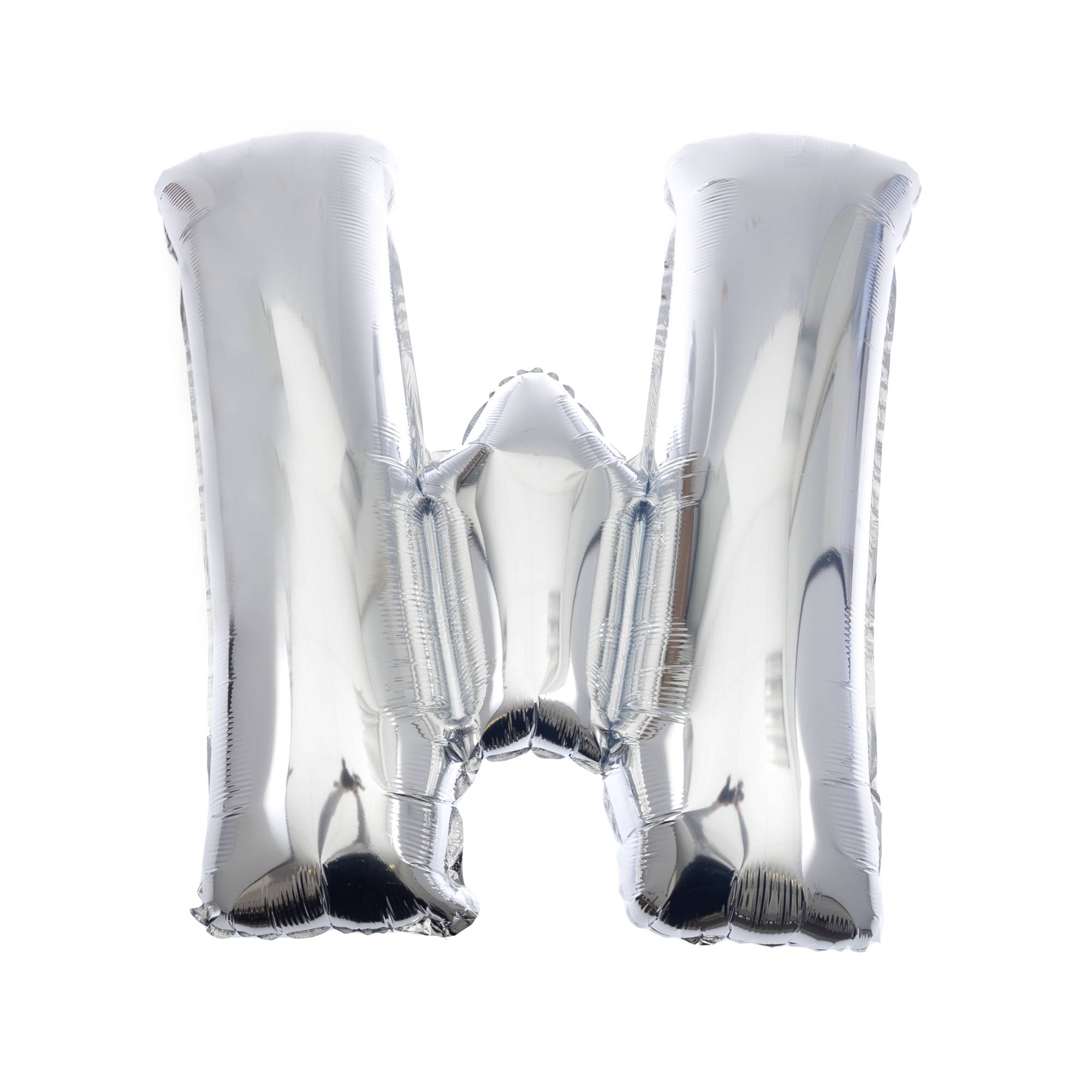 Extra Large Silver Foil Letter W Balloon