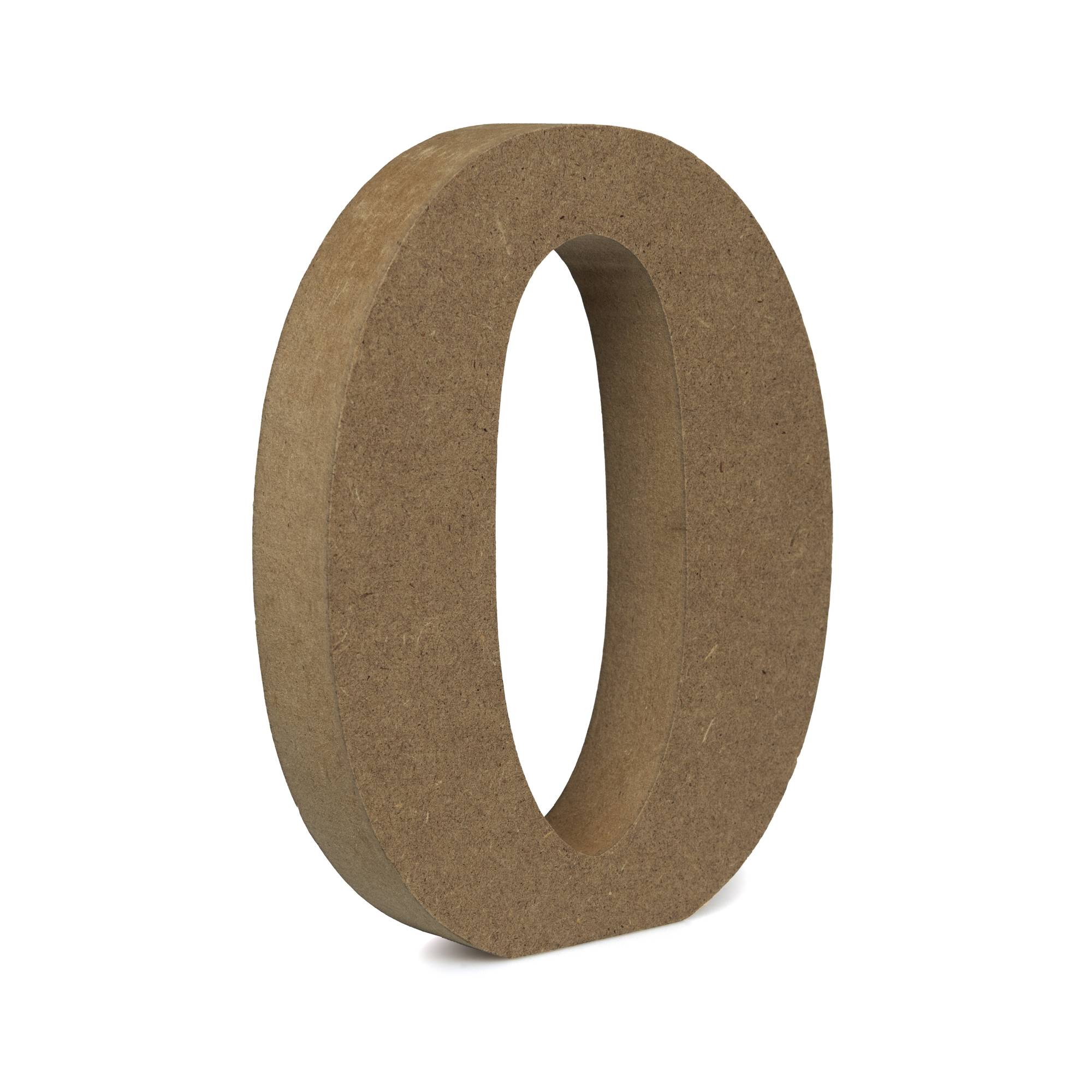MDF Wooden Letter O 13cm